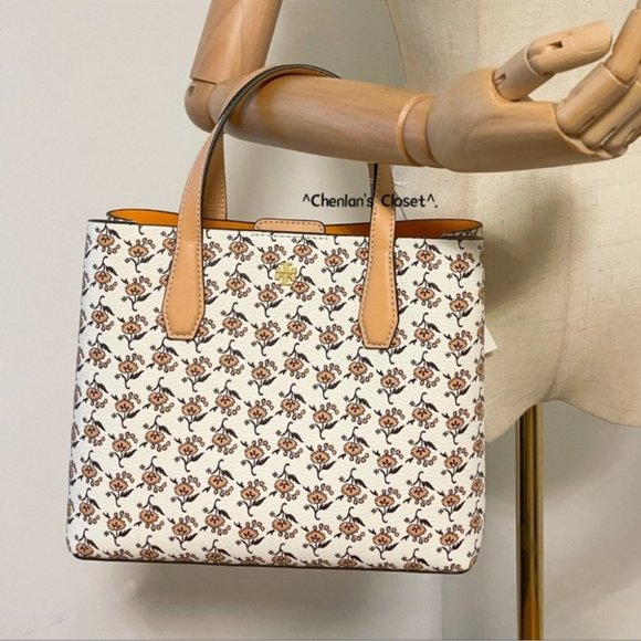 🔥NeW! Tory Burch Blake Small Print Tote - Picture 4 of 13